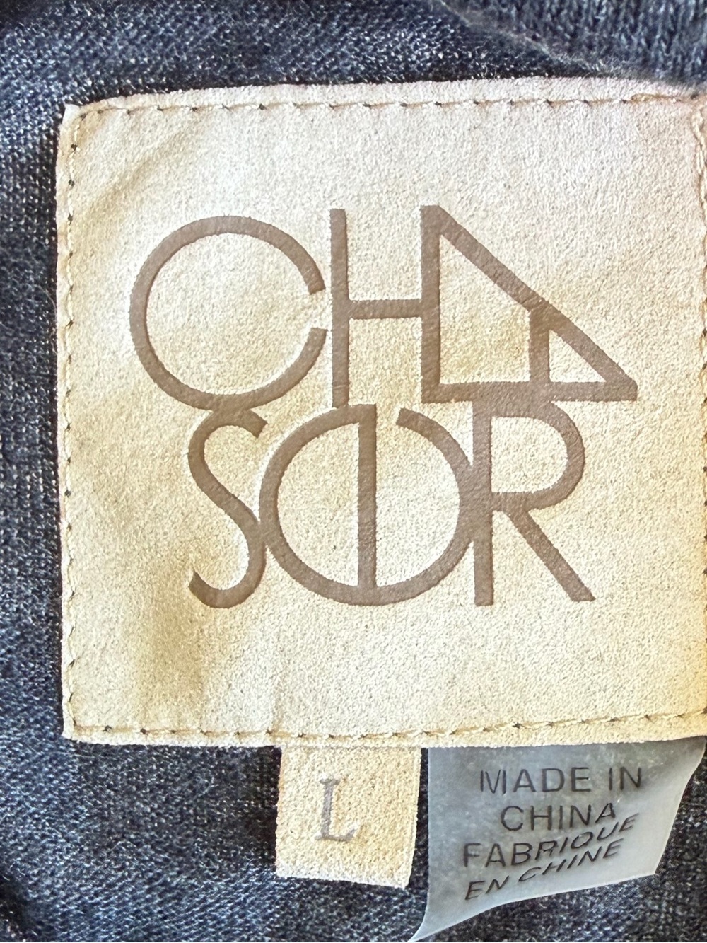 CHASOR Tank Dress Charcoal Gray Drawstring Pockets Lattice Back High Low Hem L - Picture 12 of 16